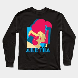 Aretha vecktor rainbow Long Sleeve T-Shirt